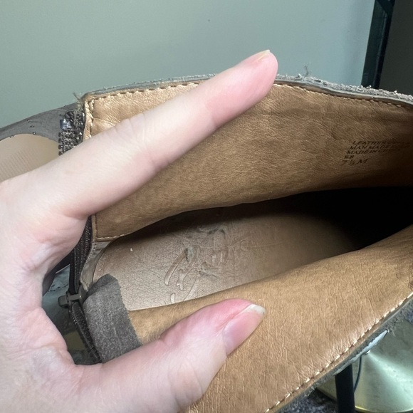 Bettye Leather Suede Studded Ankle Boot - Picture 11 of 11